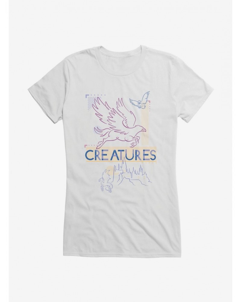 Harry Potter Hogwarts Magical Creatures Girls T-Shirt $7.97 T-Shirts