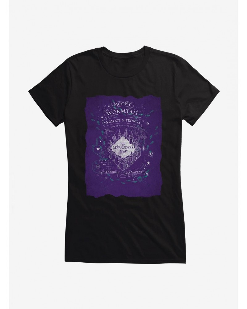 Harry Potter Padfoot N Prongs Girl's T-Shirt $6.37 T-Shirts