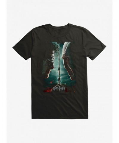 Harry Potter Deathly Hallows Part 2 Movie Poster T-Shirt $8.03 T-Shirts