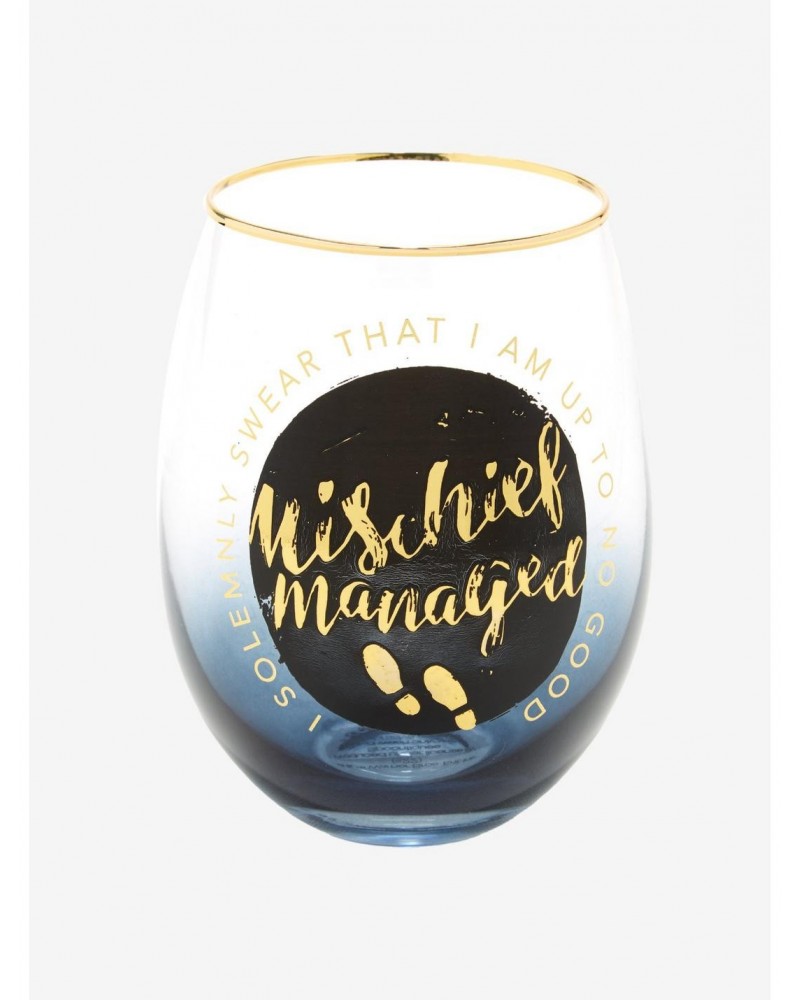 Harry Potter Mischief Managed Glass Cup $5.41 Cups