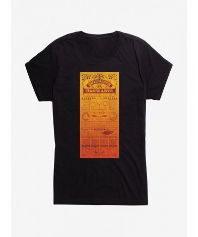 Harry Potter Hogwarts Quidditch Poster Girls T-Shirt $6.97 T-Shirts