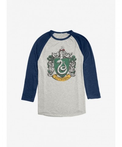 Harry Potter Colored Slytherin Raglan $11.56 Raglans