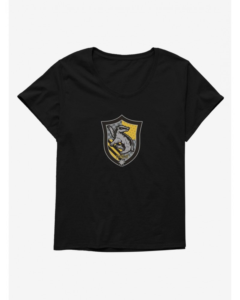 Harry Potter Simple Hufflepuff Girls T-Shirt Plus Size $10.17 T-Shirts