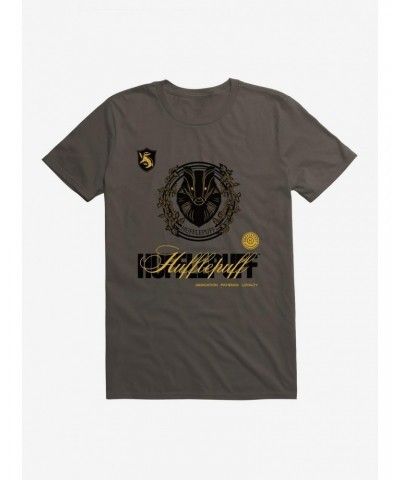 Harry Potter Hufflepuff Seal Motto T-Shirt $6.50 T-Shirts