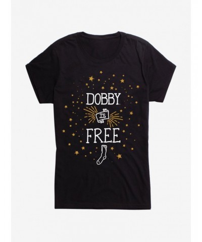 Harry Potter Dobby Is Free Sock Girls T-Shirt $7.77 T-Shirts