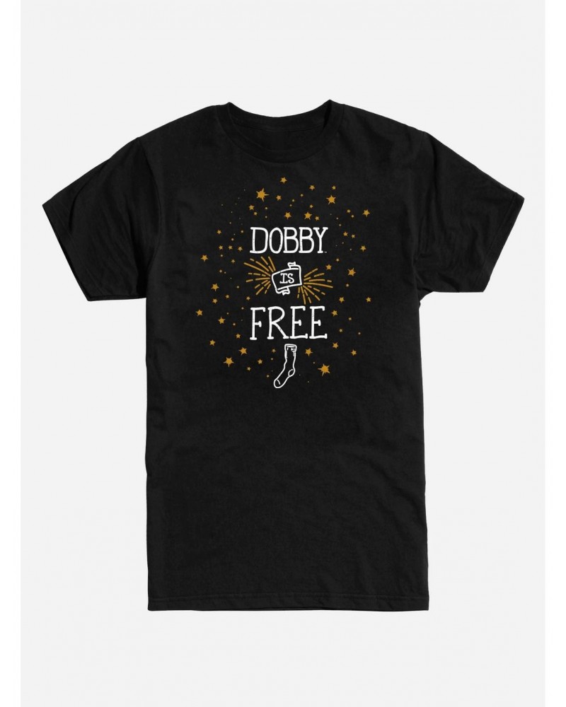 Harry Potter Dobby Is Free Sock T-Shirt $8.80 T-Shirts