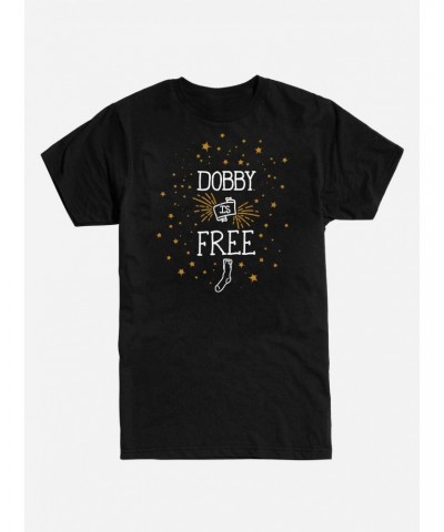 Harry Potter Dobby Is Free Sock T-Shirt $8.80 T-Shirts