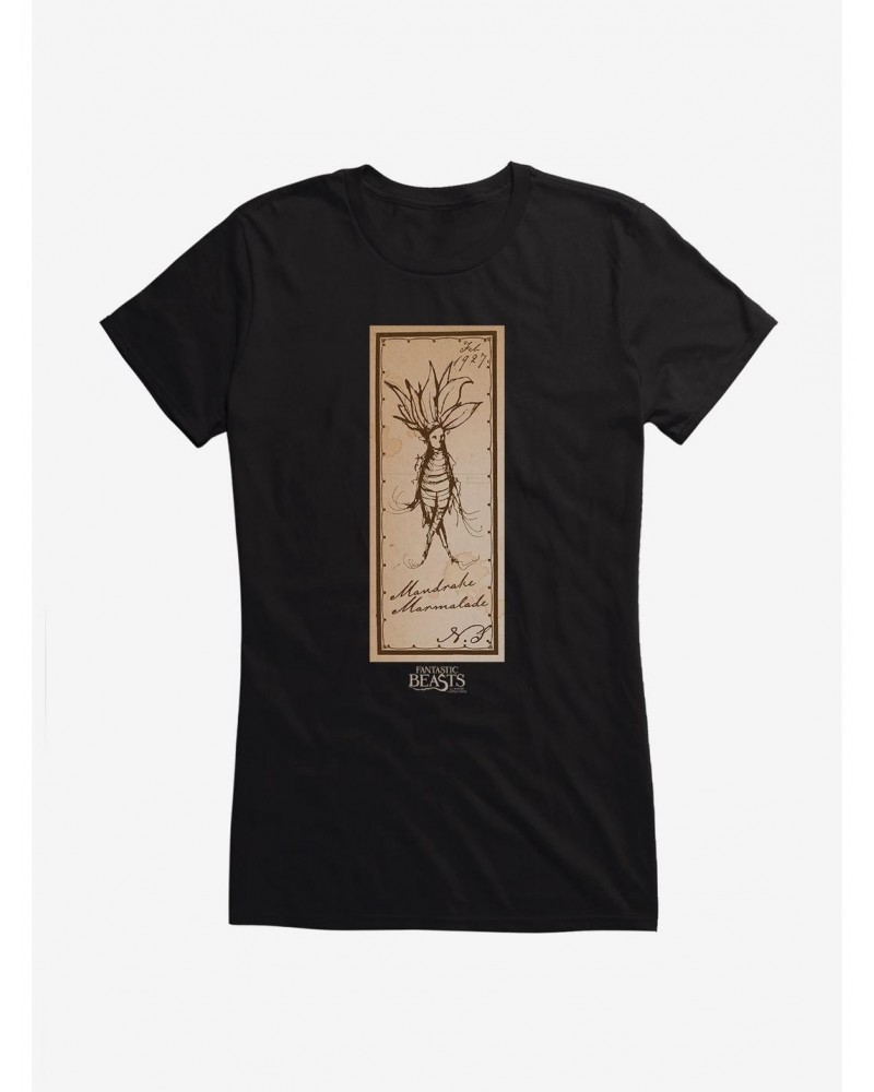 Fantastic Beasts Herbology Mandrake Marmalade Girls T-Shirt $8.76 T-Shirts