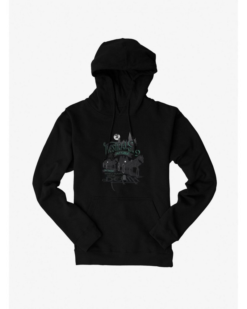Harry Potter Thestrals Visible By Death Hoodie $10.78 Hoodies