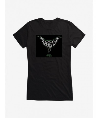 Fantastic Beasts Swooping Evil Drip Font Girls T-Shirt $6.97 T-Shirts