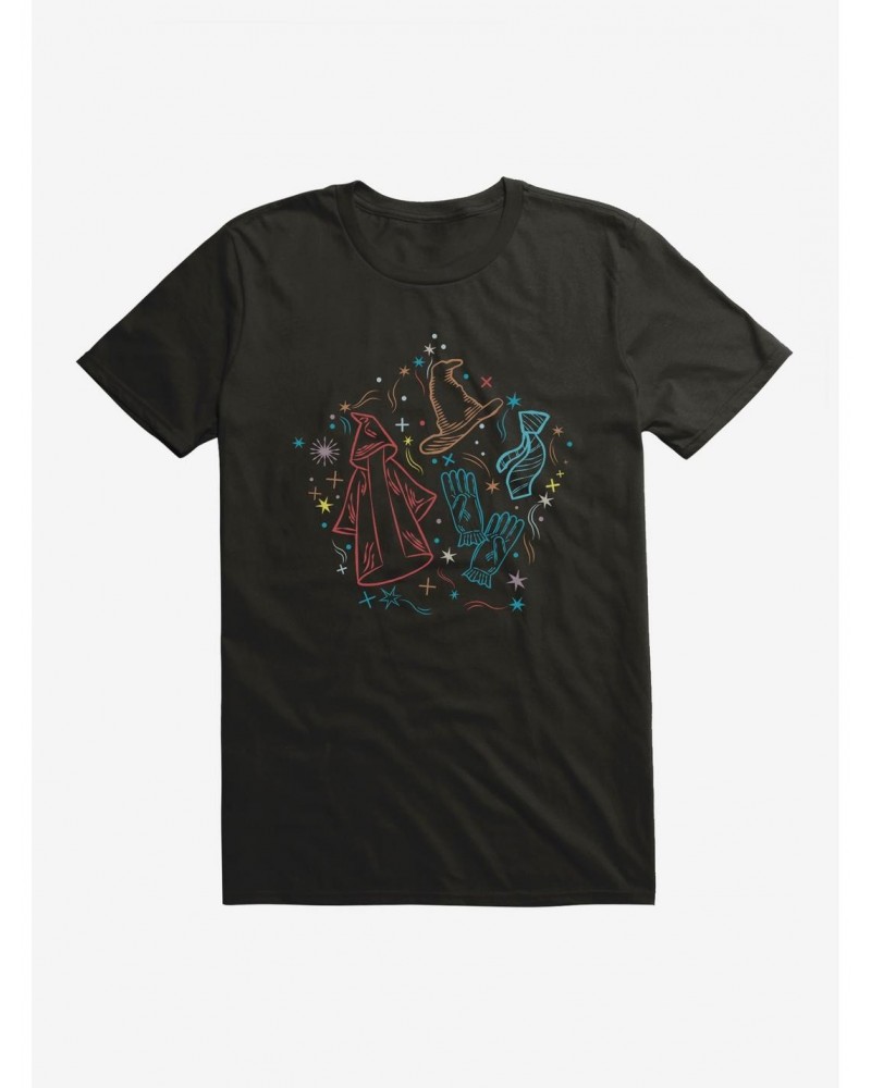 Harry Potter Wizard Essentials Cute Sketch Logo T-Shirt $8.60 T-Shirts