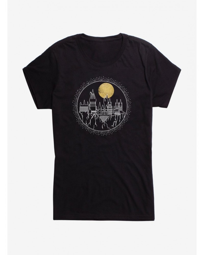 Harry Potter Hogwarts Full Moon Girls T-Shirt $6.37 T-Shirts
