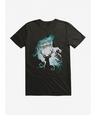 Harry Potter Expecto Patronum Shadow T-Shirt $7.27 T-Shirts