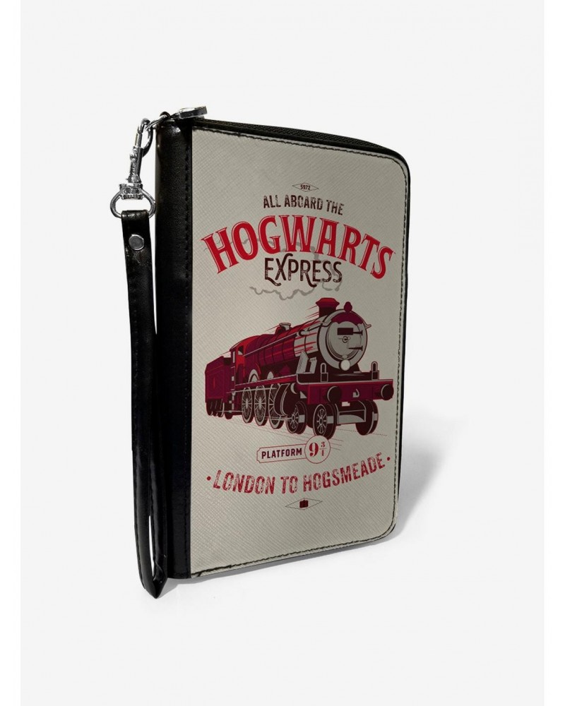 Harry Potter All Aboard The Hogwarts Express Train Zip Around Wallet $12.21 Wallets