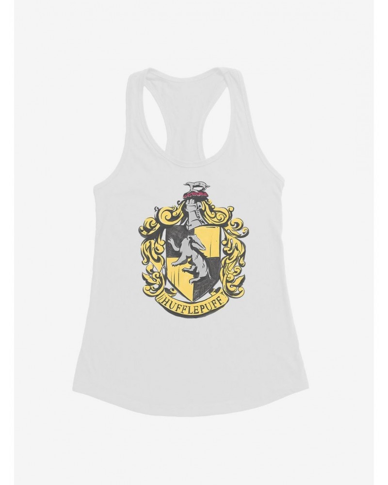 Harry Potter Hufflepuff Logo Girls Tank $5.98 Tanks
