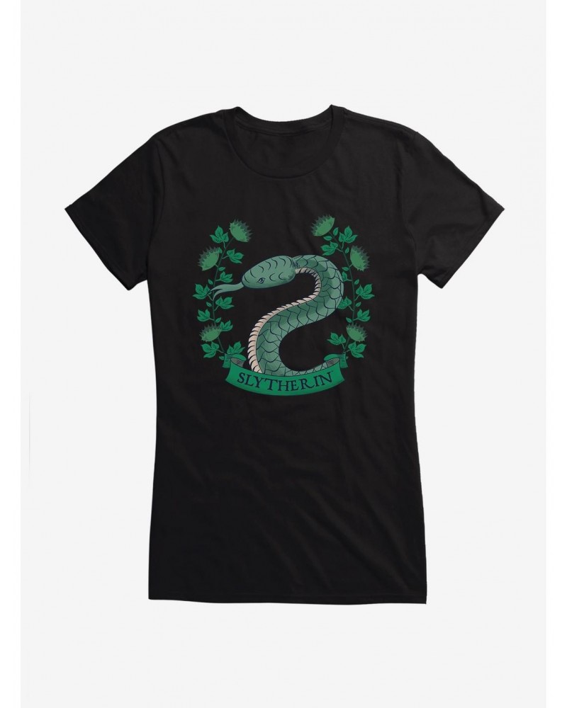 Harry Potter Slytherin Girls T-Shirt $9.16 T-Shirts