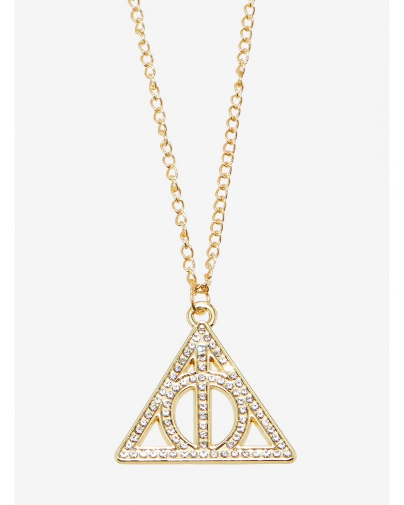 Harry Potter Deathly Hallows Bling Necklace $4.65 Necklaces