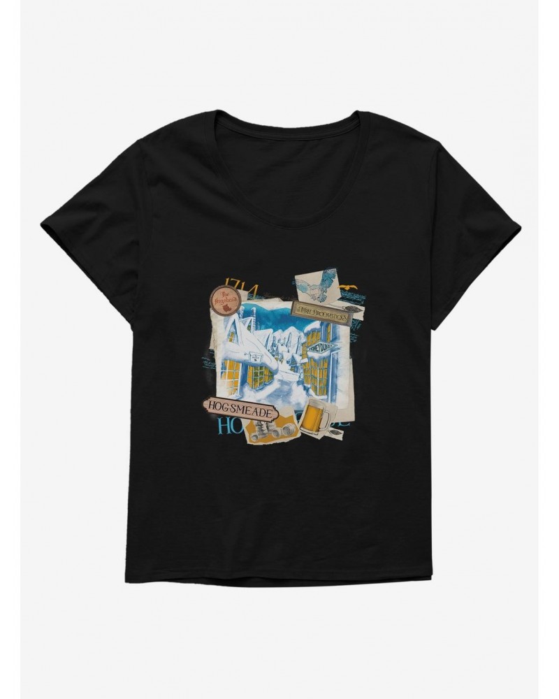 Harry Potter Hogsmeade Scrapbook Girls T-Shirt Plus Size $9.71 T-Shirts