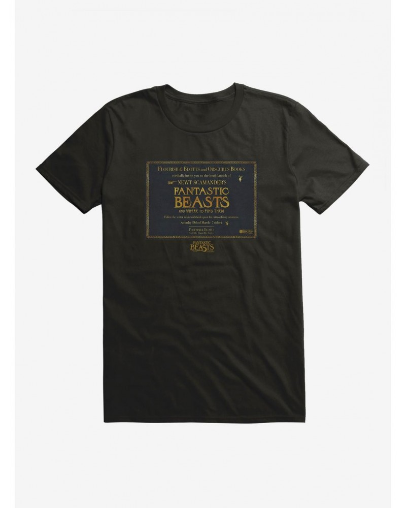 Fantastic Beasts Flourish & Blotts And Obscurus Books T-Shirt $6.31 T-Shirts