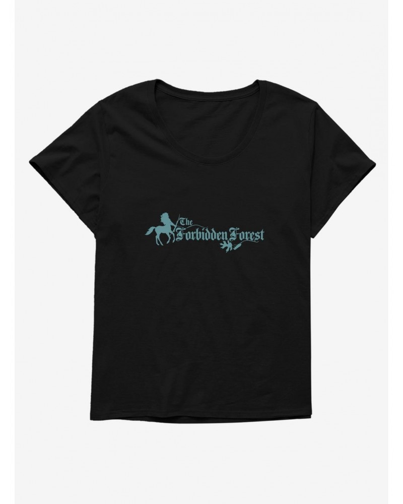 Harry Potter The Forbidden Forest Girls T-Shirt Plus Size $11.56 T-Shirts