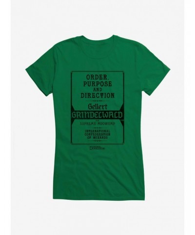 Fantastic Beasts: The Secrets Of Dumbledore Order, Purpose And Direction Girls T-Shirt $7.77 T-Shirts