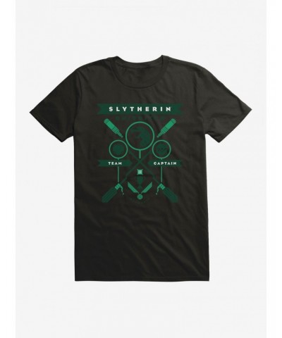 Harry Potter Slytherin Quidditch Team Captain T-Shirt $6.69 T-Shirts