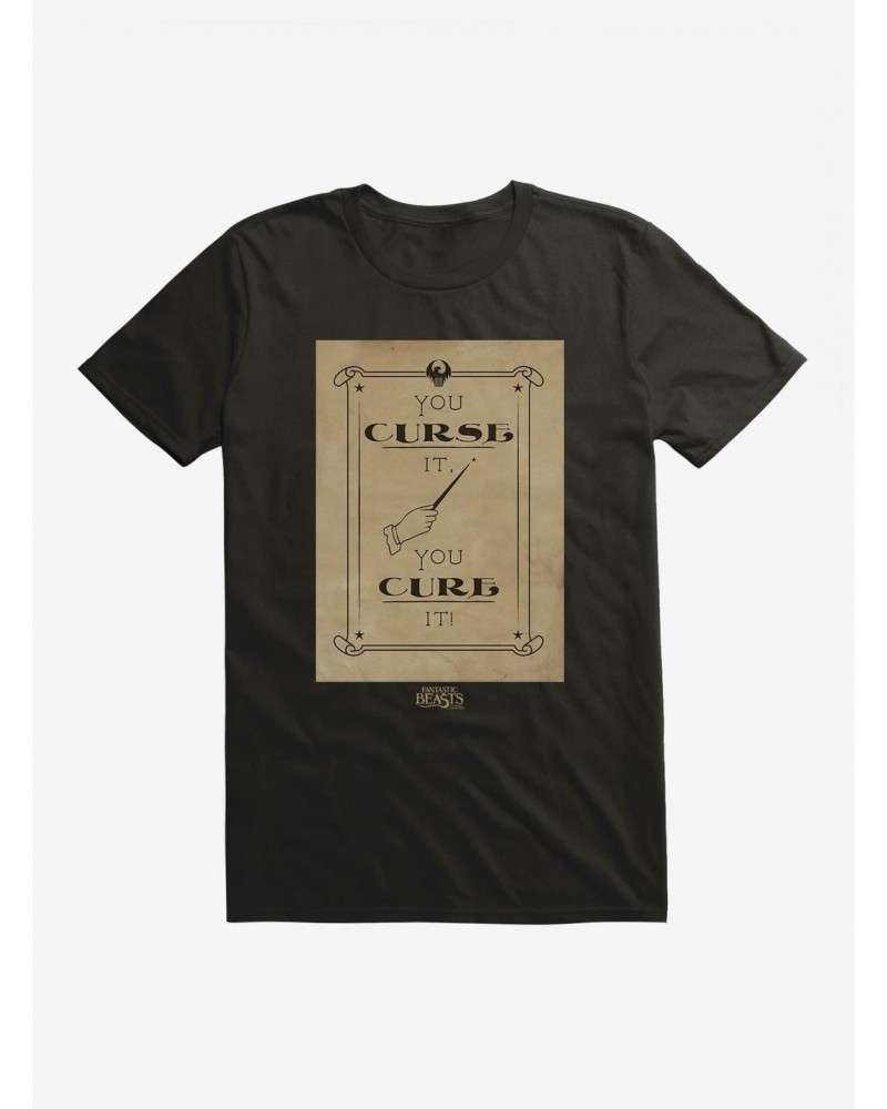 Fantastic Beasts You Curse It, You Cure It! T-Shirt $6.50 T-Shirts