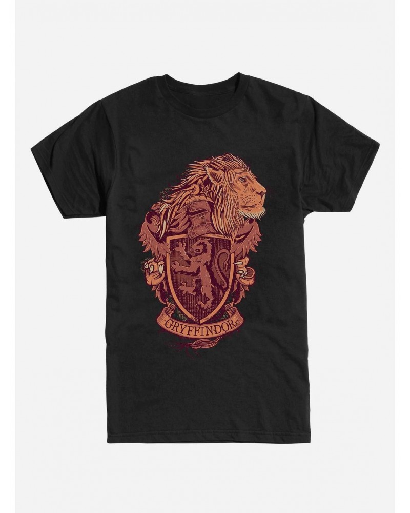 Extra Soft Harry Potter Gryffindor Lion T-Shirt $11.00 T-Shirts