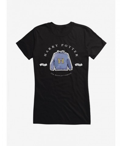 Harry Potter Watercolor Weasley Jumper Girls T-Shirt $6.18 T-Shirts