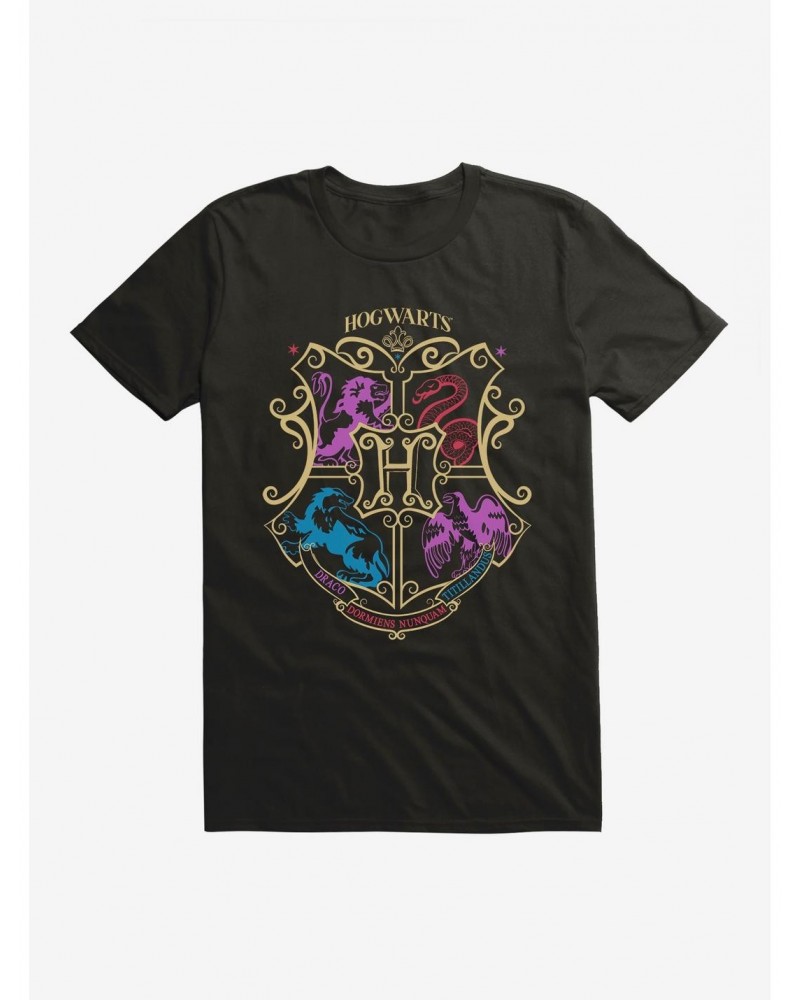 Harry Potter Color Shield T-Shirt $8.03 T-Shirts