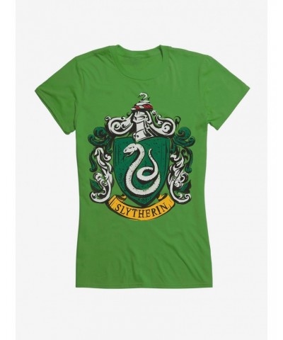 Harry Potter Slytherin Serpents Badge Girls T-Shirt $7.97 T-Shirts