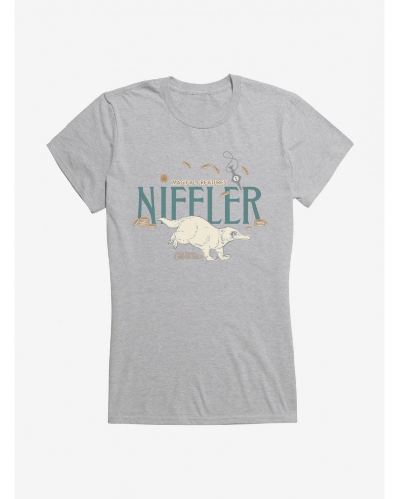 Fantastic Beasts Niffler Coins Girls T-Shirt $8.57 T-Shirts