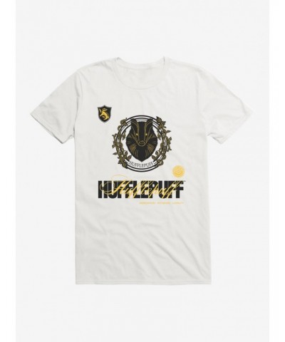 Harry Potter Hufflepuff Seal Motto T-Shirt $9.37 T-Shirts