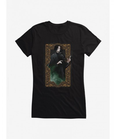 Harry Potter Snape Frame Anime Style Girls T-Shirt $6.18 T-Shirts