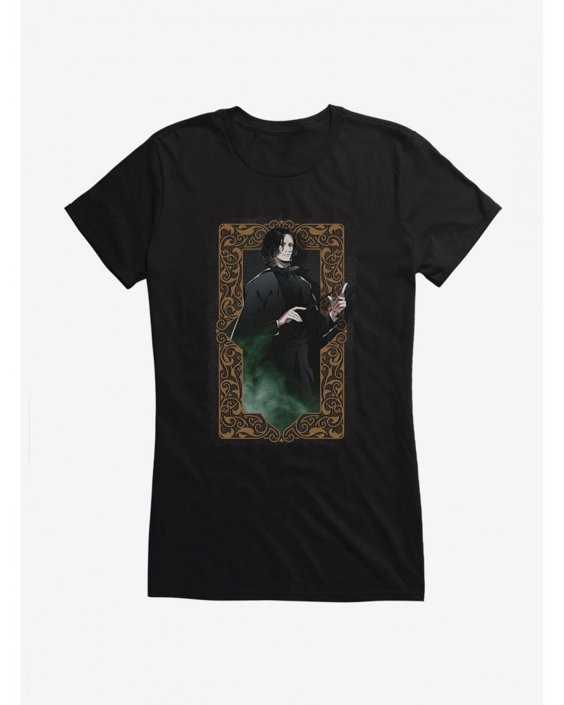 Harry Potter Snape Frame Anime Style Girls T-Shirt $6.18 T-Shirts