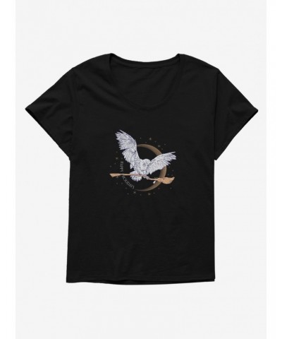 Harry Potter Happy Holidays Firebolt Gift Girls T-Shirt Plus Size $9.94 T-Shirts