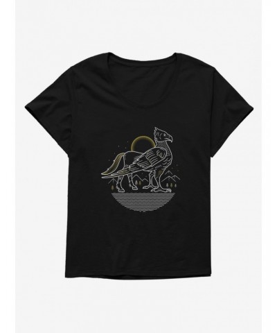 Harry Potter Hippogryff Glow Girls T-Shirt Plus Size $8.55 T-Shirts
