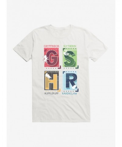 Harry Potter Hogwarts Houses T-Shirt $6.69 T-Shirts