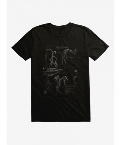 Fantastic Beasts Bowtruckle Sketches T-Shirt $6.12 T-Shirts