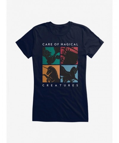 Harry Potter Care Of Magical Creatures Girls T-Shirt $7.37 T-Shirts