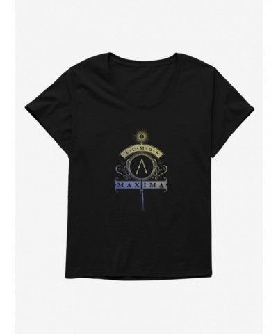 Harry Potter Lumos Maxima Girls T-Shirt Plus Size $7.17 T-Shirts