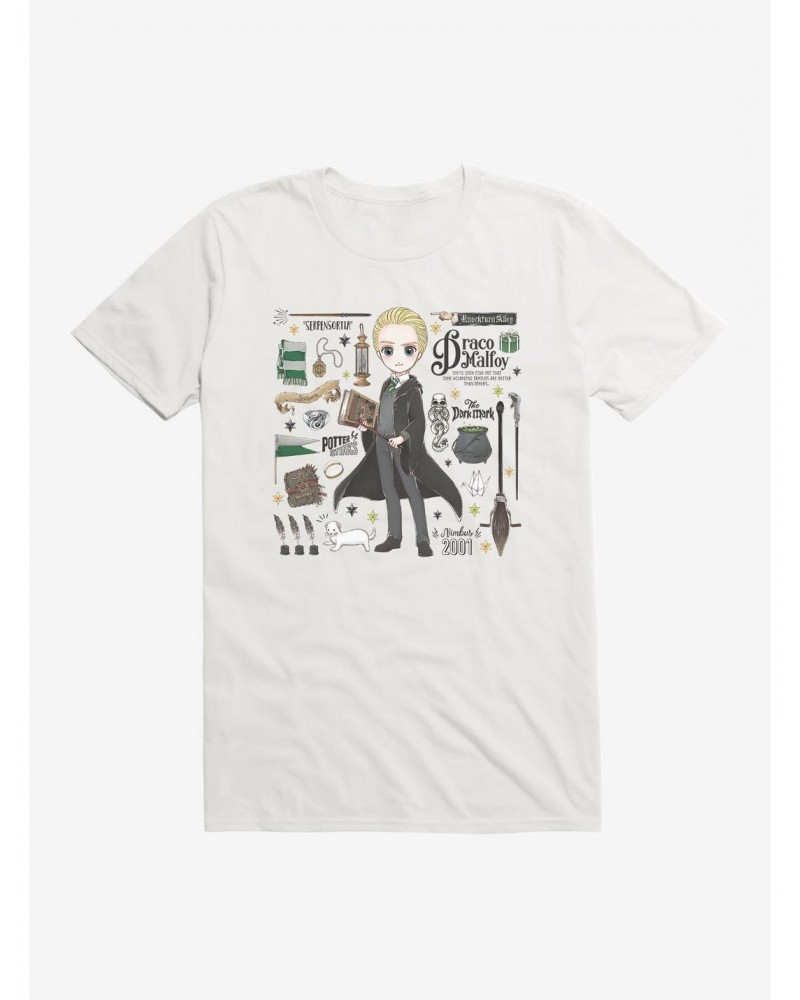 Harry Potter Stylized Draco Icons T-Shirt $6.50 T-Shirts