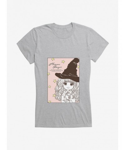Harry Potter Stylized Hermione Sketch Girls T-Shirt $8.17 T-Shirts
