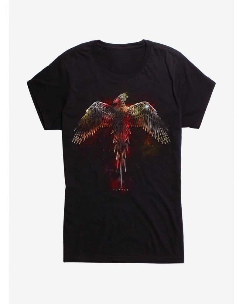 Harry Potter Fawkes Flight Girls T-Shirt $6.97 T-Shirts