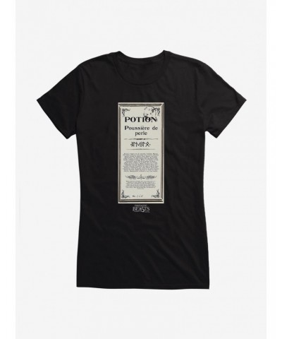 Fantastic Beasts Herbology Potion de Perle Girls T-Shirt $7.37 T-Shirts