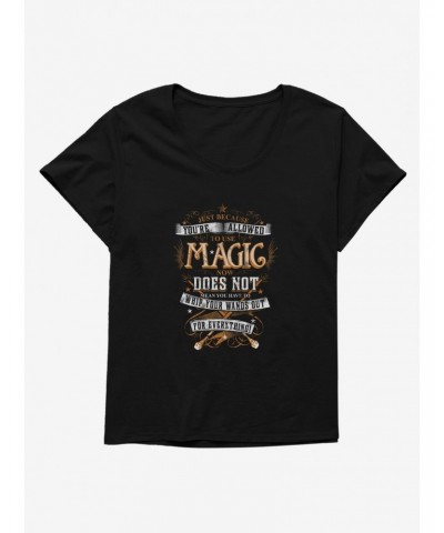 Harry Potter Whip your Wands Out Girls T-Shirt Plus Size $7.40 T-Shirts
