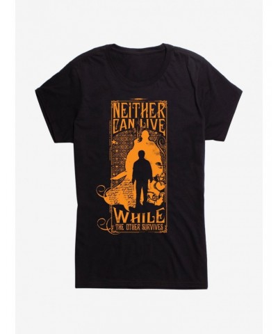 Harry Potter Voldemort Harry One Must Die Girls T-Shirt $8.17 T-Shirts