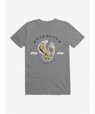 Harry Potter Watercolor Quidditch Golden Snitch T-Shirt $6.12 T-Shirts