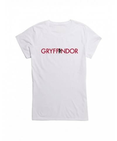 Harry Potter Gryffindor Bold Script Girls T-Shirt $9.56 T-Shirts