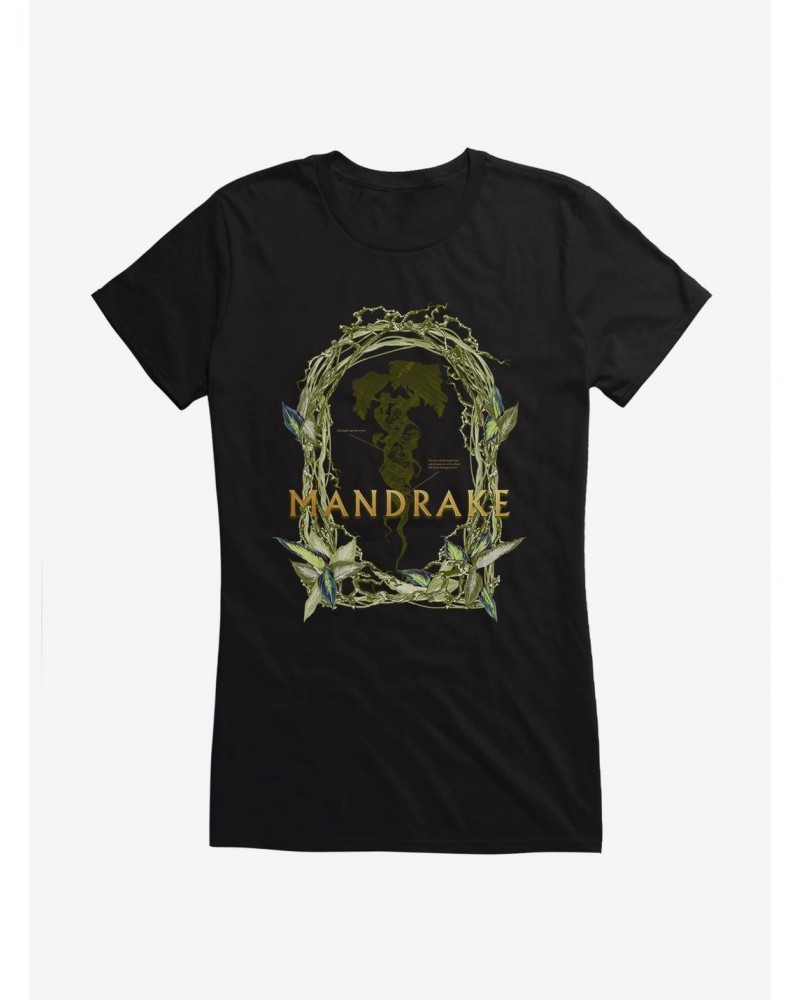 Harry Potter Mandrake Plant Logo Girls T-Shirt $6.37 T-Shirts